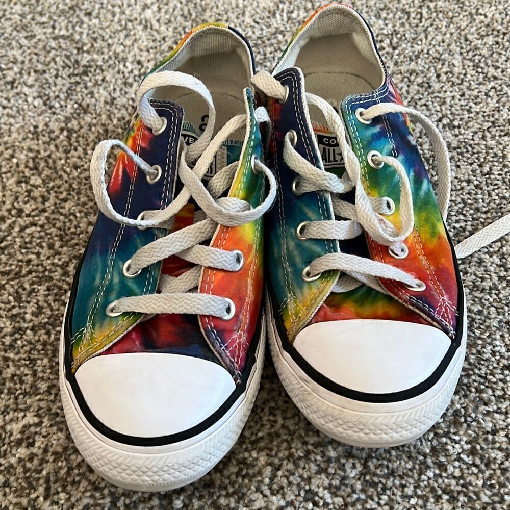 CONVERSE CHUCK TAYLOR ALL STAR TIE DYE OXFORD SNEAKER - KIDS'